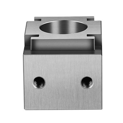 Rock Solid Double Direction Ok Clamp For Tabletop Machining Adjustable Side Fixture With Fixed Clamp Block To Stabilize Workpieces Heavy Duty Precision Jig For Milling Drilling Mold Making And Quick Setup, front view