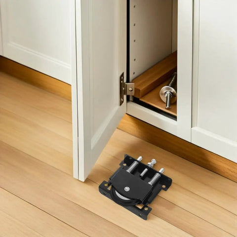 Top Tier Sliding Door Roller Replacement Kit Metal Wheels For Super Smooth And Silent Glide On Wardrobe Closet Hardware Quick Install Strong Build Fits T And U Shape Track Rail Systems Fix Stuck Doors Stop Noise Forever Reliable black metal wheel on wood floor