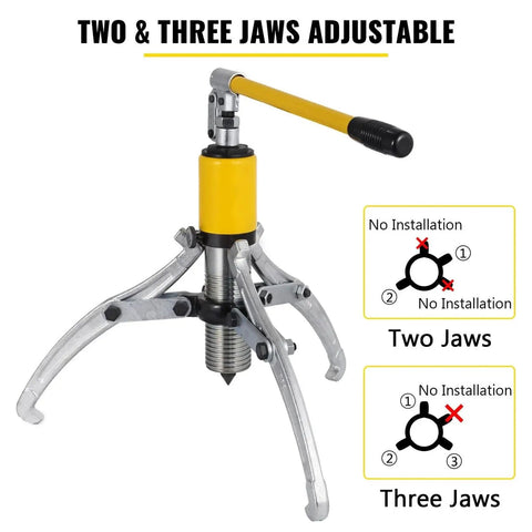 Top Tier 20 Ton Hydraulic Bearing Hub Separator Puller And Gear Kit forged steel two- and three-jaw puller