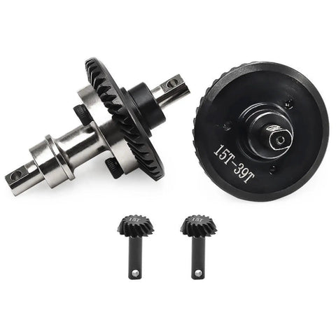 One Sixteenth Summit E Revo VXL Differential Gear Front And Rear Hardened Steel Helical Gears Plug And Play Upgrade Kit