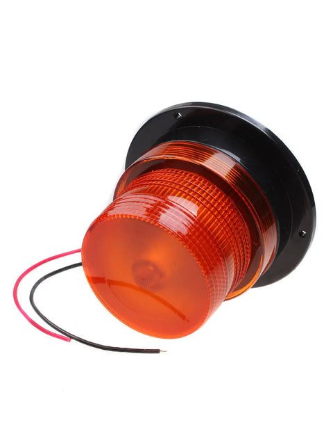 Top Tier Amber LED Strobe Beacon Light 12 To 80 Volts Compatible With Genie Straight Lifts S40 S60 S80 Z Models, amber light with wiring.