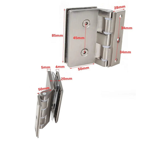 Heavy Duty Glass Door Hinge With Silent Hydraulic Soft Close Aluminum Alloy Sliding Hinge dimensions and metal construction