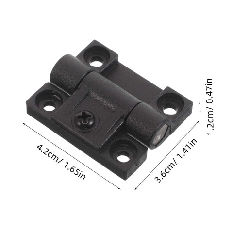 Adjustable Torque Friction Hinges For Cabinets And Furniture Plastic Folding 90 Degree Doors Anti Sag Design
