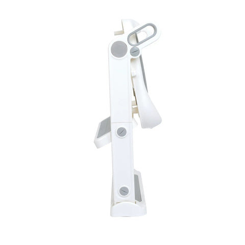 Side view of the Toddler Step Ladder Potty Seat Folds Flat For Easy Storage with cushioned steps for potty training.