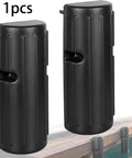Boat Dock Fender Guard And Side Protector, Tough PVC Inflatable Shield For Dock Edge, black, 1 unit shown docked