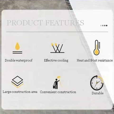 Product features of Stop Those Sneaky Roof Leaks Fast With Pro Grade Self Healing Asphalt Tape, includes waterproof and heat resistance.