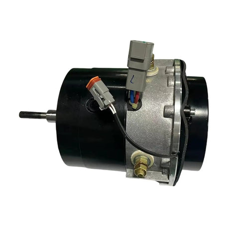 Straight Off Swap Rock Solid Replacement Motor Wheel Drive Assembly For Jlg Scissor Lift 1930es Cableless Motor With Brake 140-33-4012 close-up view