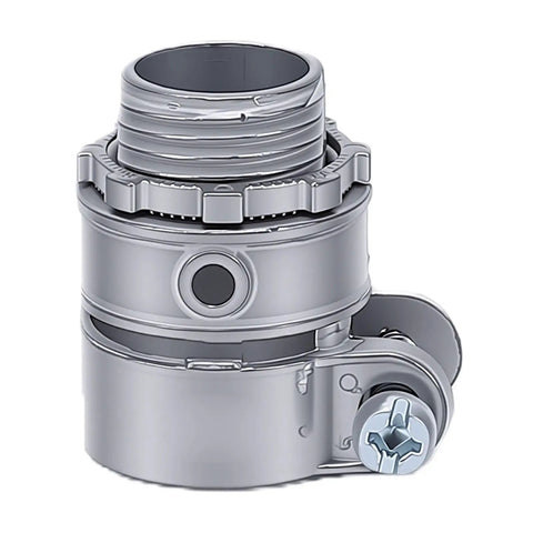 Hassle Free Squeeze Connectors 1/2 Inch Push In Fitting for Dry Indoor Projects, die cast zinc alloy, pack of 20.