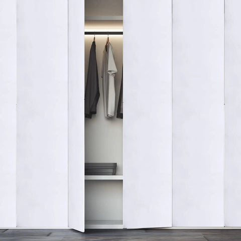 Premium White Peel And Stick Waterproof Wallpaper For Cabinets And Showers Heavy Duty PVC Self Adhesive Sheet used on wardrobe doors.