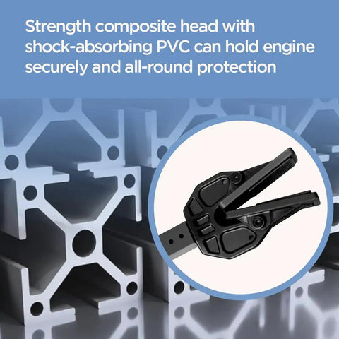 Adjustable Shock Absorbing Boat Transom Saver With Composite Head For Engine Protection showing composite head detail