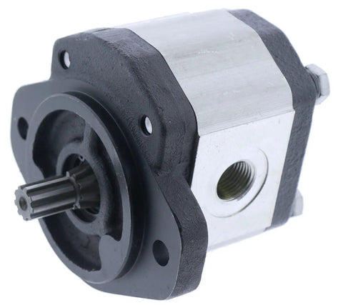 Heavy Duty Hydraulic Lift Function Gear Pump Replace Part 96193GT 4CC CCW Rotation 20Mm Input Shaft For Genie Gr Gs Tmz Tz Lifts close-up view