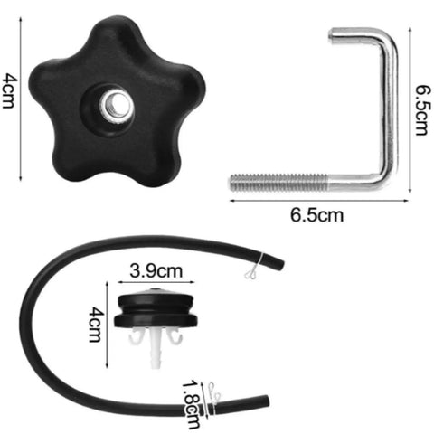 Secure Your Heavy Duty Snowblower Handle With This Tough Metal Alloy Lock Kit And Durable Pp Plastic Hardware For Ultimate Winter Control Performance. 9x5.5x1cm