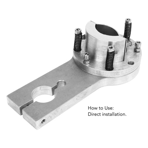 Gazaar Plasma Torch Clamp Holder 25Mm Anti Collision Fixture For Cnc Cutting Machine showing durable iron construction and adjustable features.