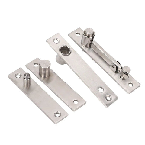 Stainless Steel Pivot Hinge 300 Lbs Load Bearing Concealed Door Hinge for Wooden and Aluminum Doors 2 Pack
