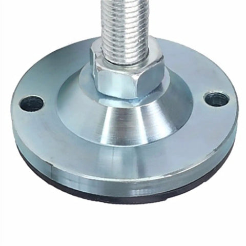 Badass Heavy Duty Leveling Feet 4 Pack Thick Carbon Steel Machine Legs base with threaded lifters for uneven shop floors.