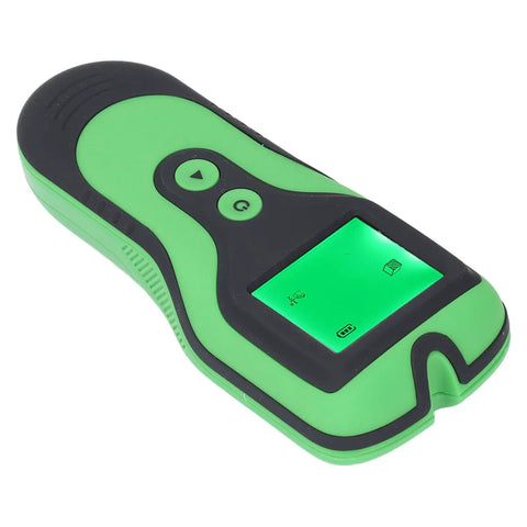 Keenso High Sensitivity Stud Finder Wall Scanner Accurate Electronic Stud, green handheld device with LCD display.