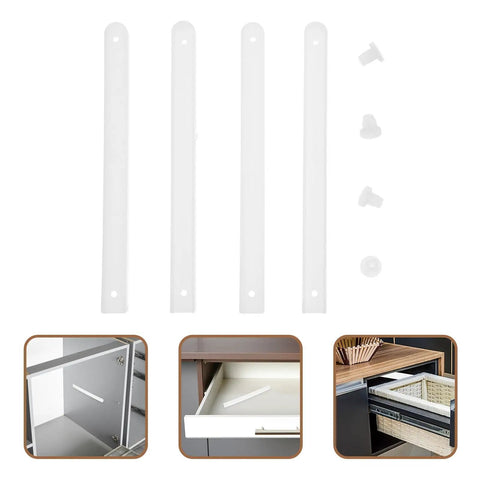 Two Pack Heavy Duty Drawer Slides With Accessories For Cabinets And Dressers, Smooth Soft Close, Durable Metal Drawer Guides, Easy Install, Ideal For Kitchen Cabinets, TV Consoles, Cupboards, And More, Built Tough For Everyday Use white metal slides and screws for cabinets