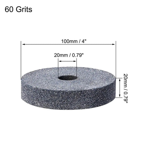 4 Inch Bench Grinding Wheels Aluminum Oxide 60 Grit For Metalworking Built To Last Heavy Duty Surface Grinding Tools With Sharp Edges And Even Grain So You Can Grind Like A Pro