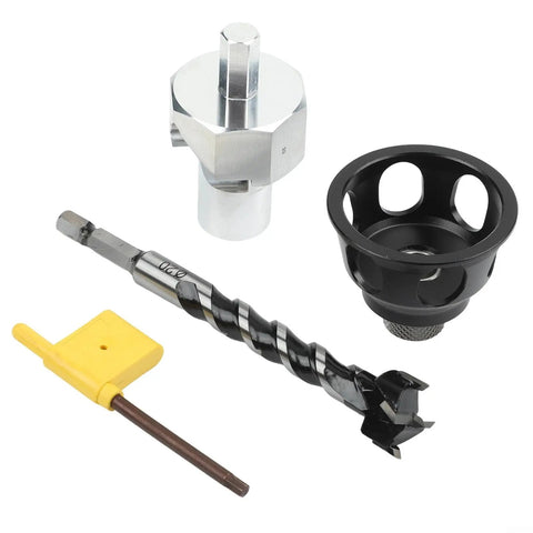 Built Tough Vertical Drill Guide Aluminum Alloy Positioning Jig For Precision Woodworking Doweling with interchangeable bushings tools.