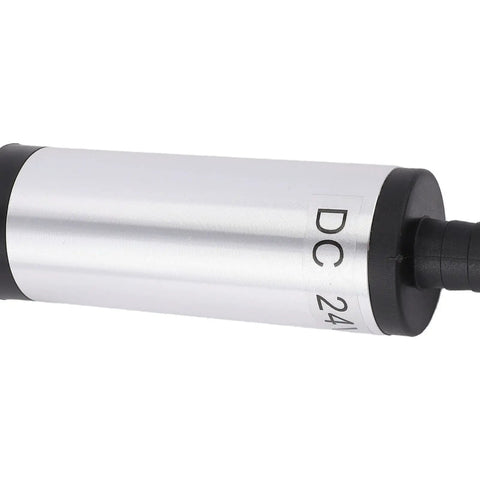 Hilitand 24V Electric Submersible Pump For Diesel Fuel And Water Transfer With Extended Filter Screen, stainless steel construction, close-up shot.