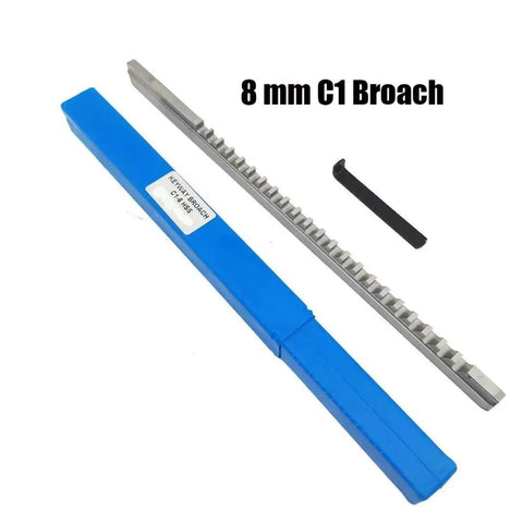 8 mm Push Type Keyway Broach from Push Type Keyway Broaches Set 2 3 4 5 6 8 10 12 14 16 18 Mm HSS Pro Grade Heavy Duty Rock Solid