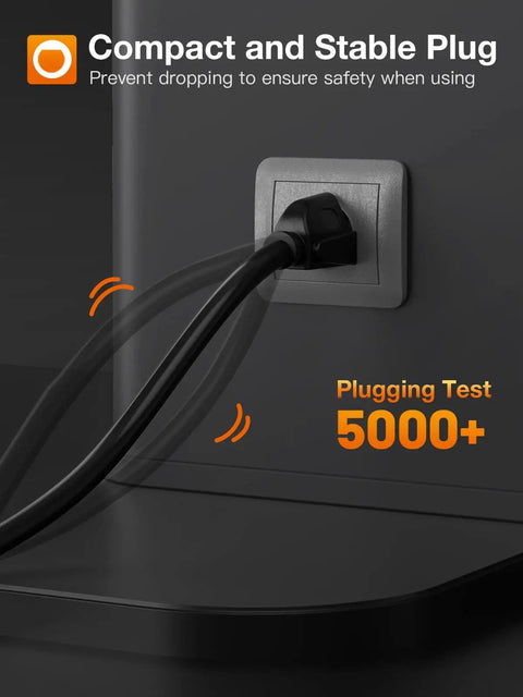 100 Ft Outdoor Extension Cord Waterproof And All Weather 16 Gauge 3 Prong Copper Plug in outlet test
