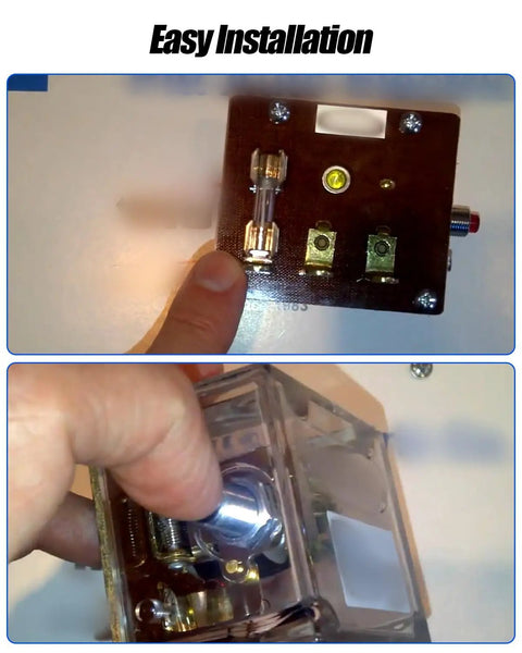 Push Button Magnetic Switch Replacement 25700071 117 installation in Switchgage panel for marine diesel engines.