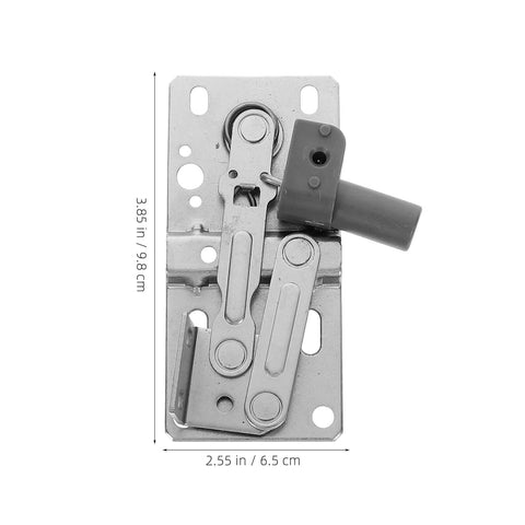 Two Pack Soft Close Tip Out Cabinet Hinges With Damping For Quiet Closing, iron construction, front view