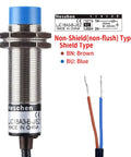 Capacitive Proximity Sensor Switch M18 Non Shield Type With 10mm Detection Distance 90 To 250 VAC 400 mA Normally Open