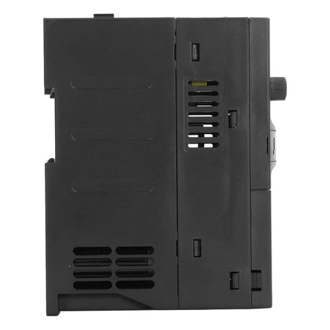 Flame Resistant ABS 3 Phase VFD Inverter 3.7KW Motor Speed Controller For Pumps And Fans 320 To 460V Input 0 To 380V Output Stable Frequency Drive For Industrial Motor Control, side view