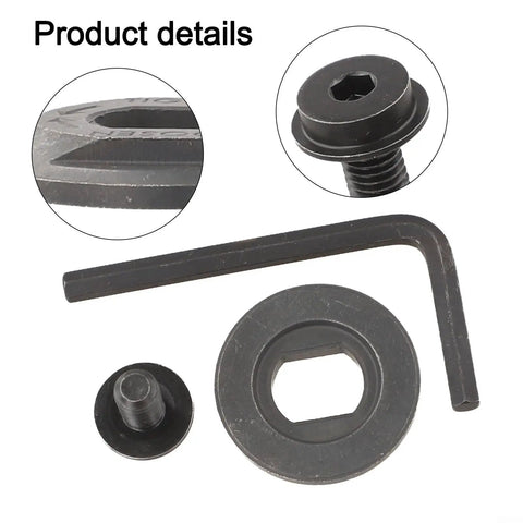 Heavy Duty Steel Outer Clamp Washer And Circular Saw Bolt Kit For DCS391 DCS390 Replacement Parts With Flange Set, Allen key