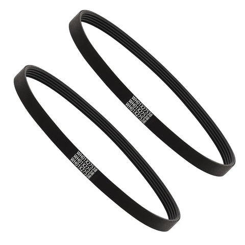 Multi Slot Drive Belts Replacement For GTW220ACK6WW And GTW330ASK4WW Washing Machines With Durable Rubber Construction Easy Install Wide Compatibility Quiet Performance Perfect For Quick Appliance Repairs, black ribbed washer belt