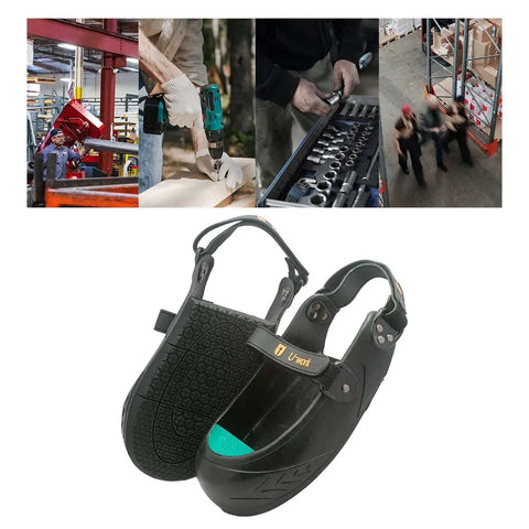 Lock And Load Steel Toe Overshoes With Dual Hook And Loop Straps For A Rock Solid Fit Extra Instep Support Keeps Footing Steady XL Green.