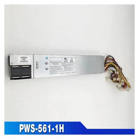 1U Power Supply Module 560W AC DC Switching Power Converter For Industrial Equipment And Server Racks 100-240V Input Plug-And-Play Rack Mount Power Supply With Stable DC Output, front view
