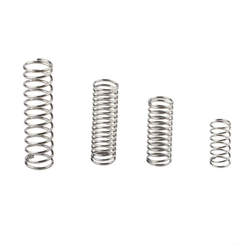 300 Pack Compression Springs Assortment Kit Plus 23 Sizes With Stainless Steel For Auto Repair, DIY Projects And Mechanical Work That Just Hits Different. Four stainless steel compression springs in different sizes