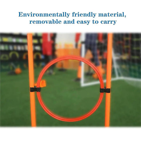 Close-up of hoop in Drone Racing Obstacle Course Kit For Indoor And Outdoor Use Realistic Model Aircraft Practice Gear Crafted