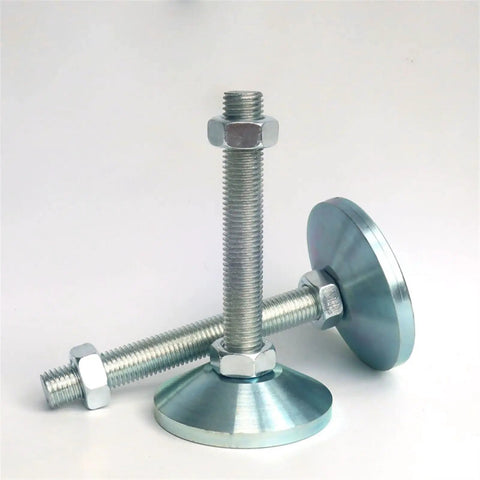 Heavy Duty Adjustable Leveling Feet For Equipment Four Pack Built To Last Easy To Install Height Adjustable To Level Machines On Uneven Floors Reduces Wobble And Vibration Freely Adjustable Nut And Secure Buckle Swivel Levelers For Precise Height And. metal leveling feet with threaded bolts and lock nuts