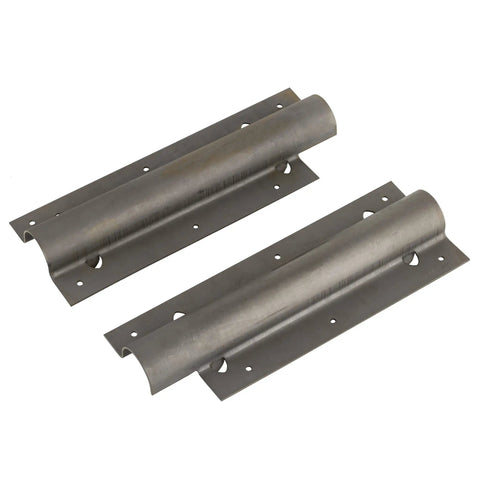 Rock Solid Round Steel Side Mounting Brackets Top Tier Upgrade For Antique Hoosier Style Kitchen Cabinets pair of heavy duty steel brackets.