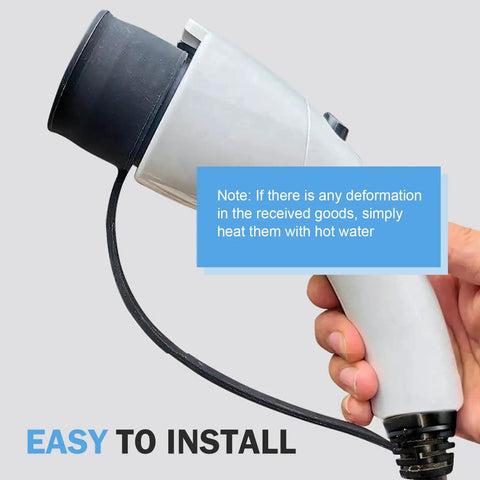 Tesla EV Charger Port Cover Waterproof Soft Silicone Dust Cap With Step Design For Easy On Off Charge Port Protector
