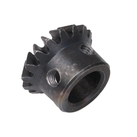 Tapered Bevel Pinion Gear With 12mm Hole Diameter, 45 Steel, 1.5 Module, 16 Teeth, Pack Of 2 For Industrial Replacement