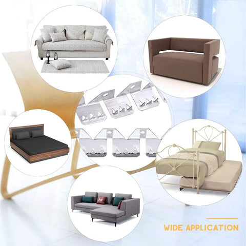 Tough As Nails Flexible Metal Tack Strip For Upholstery And Furniture Repair Heavy Duty Galvanized Steel displayed among sofas and beds