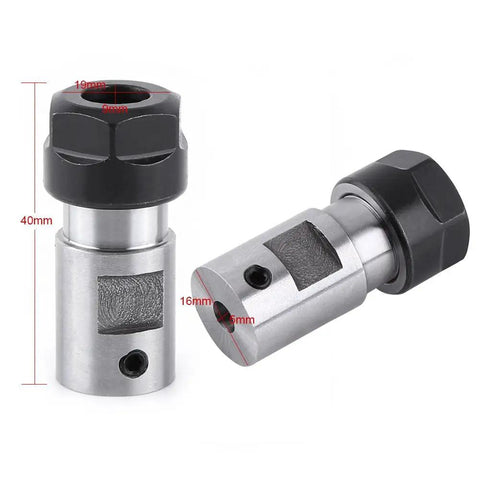 ER11A 5mm Steel Cnc Milling Motor Spindle Shaft Collet Chuck Spacer Sleeve Extender with straight shank clamp for precision drilling