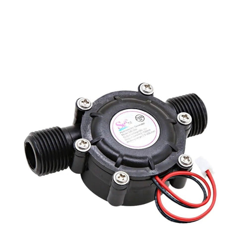 High Power Water Flow Generator for DC 12V to 5V Induction Pump, four point output, nylon body, black compact design