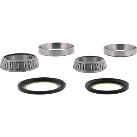 Steering Stem Bearing Seal Kit For Yamaha Includes Upper And Lower Tapered Bearings Cup And Cone Seals Water And Dirt Shield