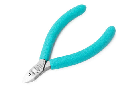 Four And A Quarter Inch Magic Diagonal Small Head Cutter With Full Flush Cut For Micro Precision Blue And Silver Finish Swiss Made Pro Grade