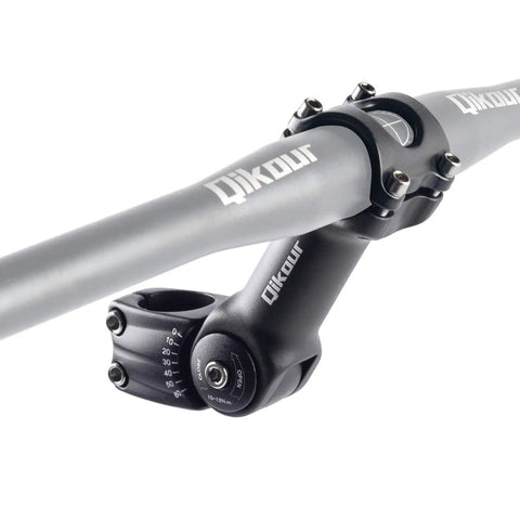 Adjustable Bike Stem 60 Degree 31.8mm Handlebar Fit For MTB And Road Bikes 28.6mm Steerer One Eighth Inch Standard 130mm Length Easy Angle Change Rock Solid Alloy For Versatile Bar Setups