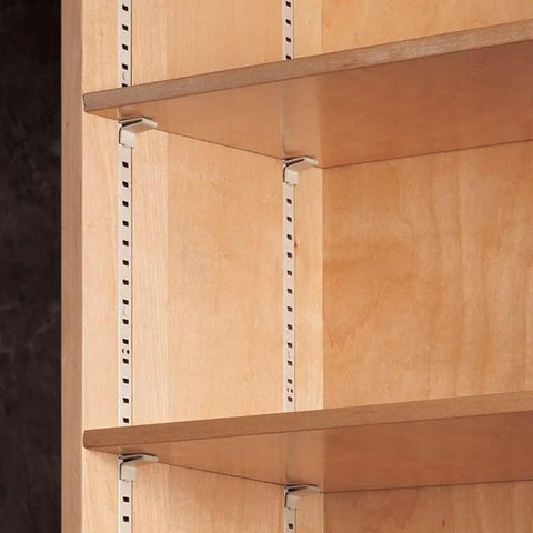 Adjustable Shelf Clips For 255 Standard Pilaster Systems, Heavy Duty Metal Shelving Bracket Clips For Kitchen Cabinets