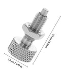 Heavy Duty Retractable Spring Plunger Kit Stainless Steel Locking Pins with knurled grip for toolboxes and gear.