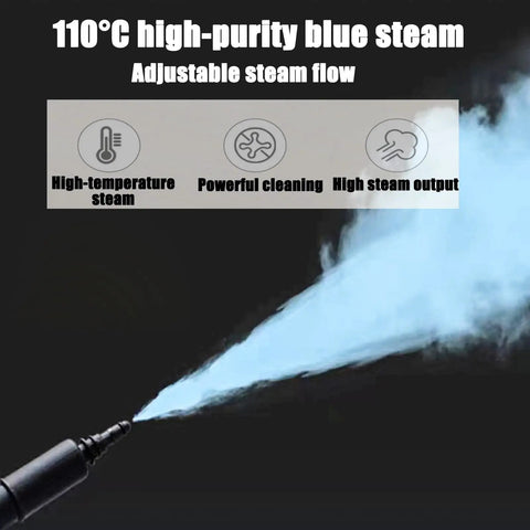 110°C steam from Beast 3000W High Pressure Handheld Steam Cleaner For Kitchen, Instant Heat To 110C, 5 Bar Power.