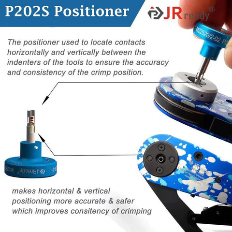 M22520 2 01 Series Positioner Kit With ST5114 1 P Series Adjustable Positioner for precision crimp tool alignment